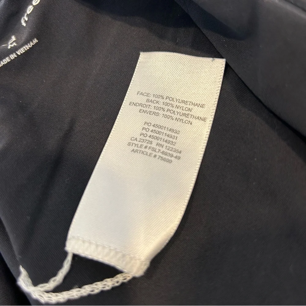 Aritzia Wilfred Free Faux Leather Leggings Black - Picture 6 of 6